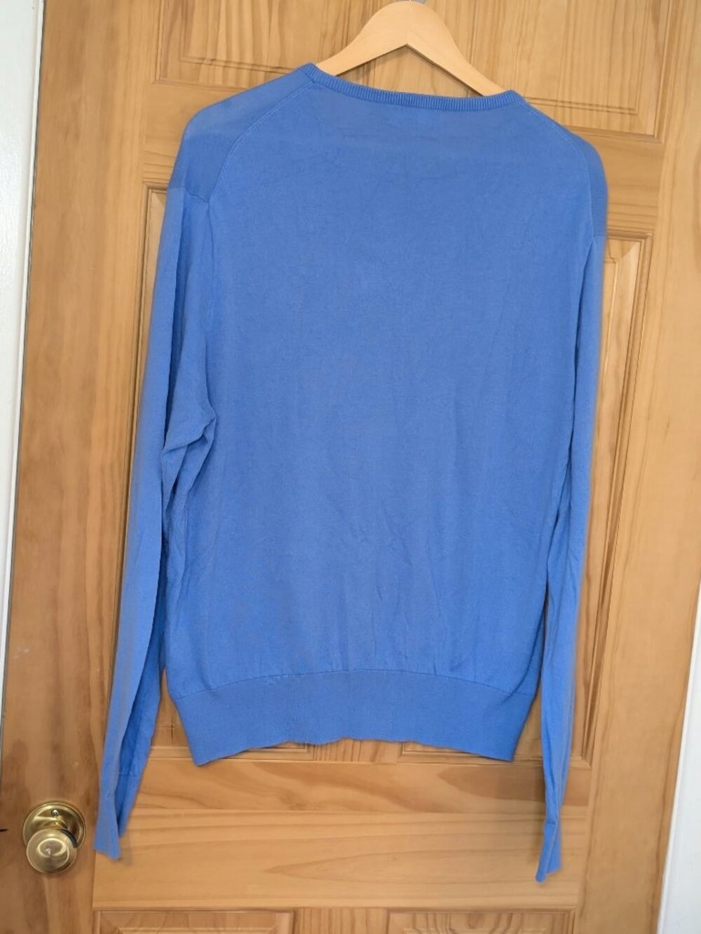 Polo Ralph Lauren Mens Light Blue Cashmere Blend Sweater Size L
